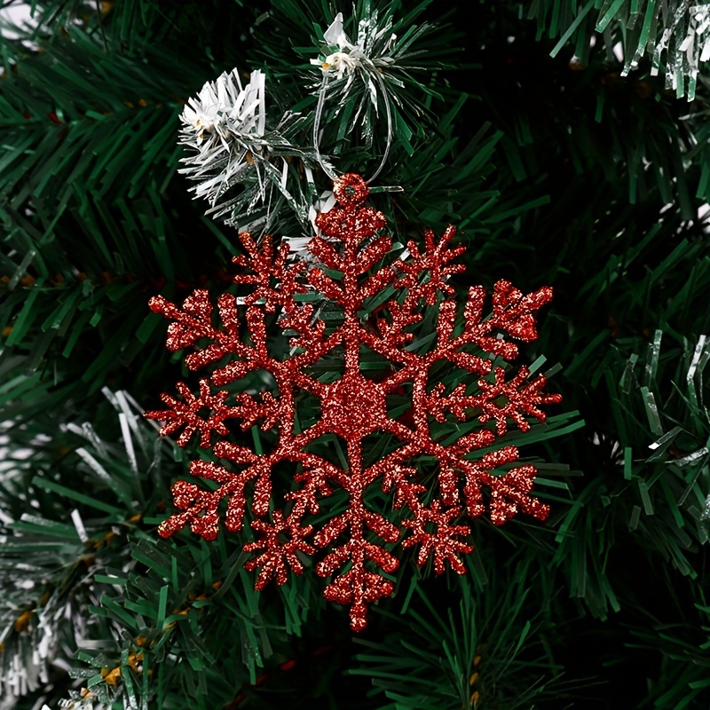 

9pcs Red Decoration Christmas Tree Decoration Red Pendant Christmas Supply