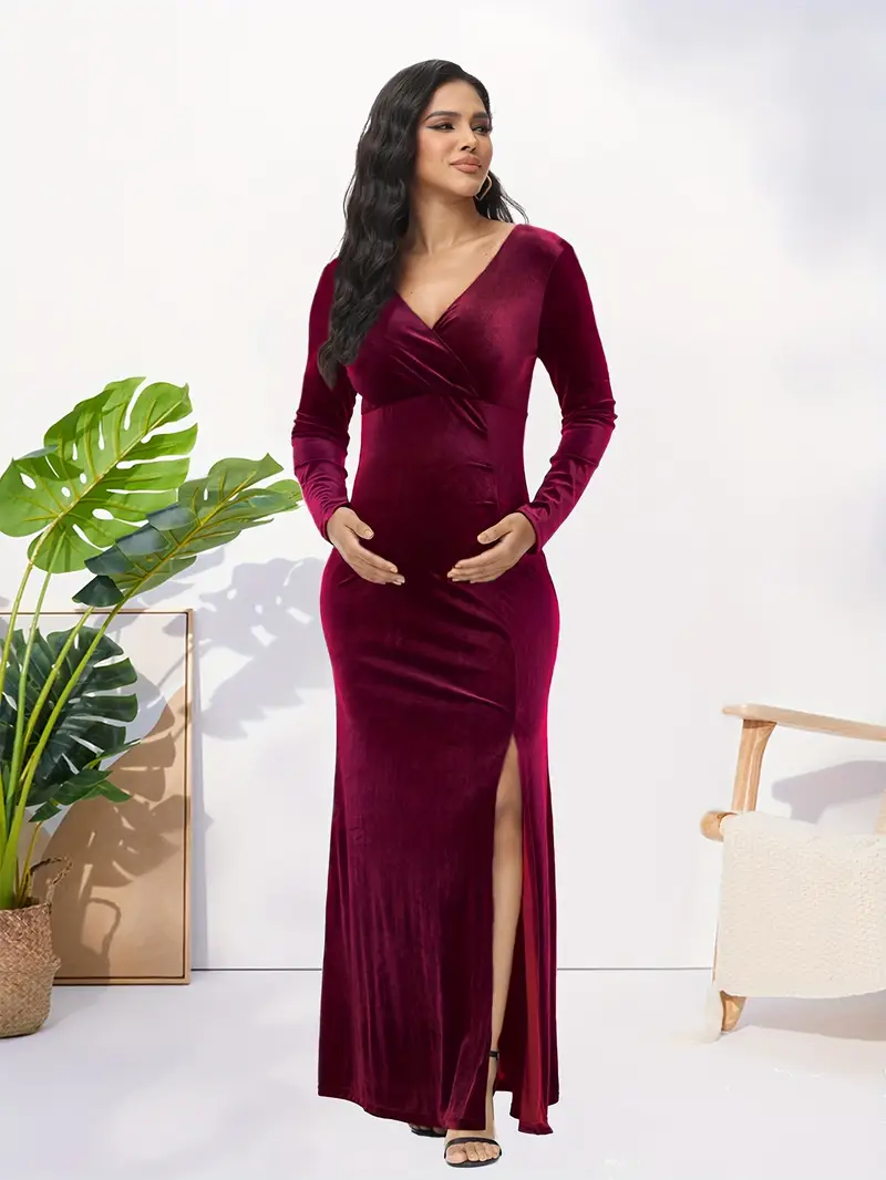 gender reveal dress long sleeve Momyknows White Lace Corset Square Neck Flare Sleeve Off Shoulder Bodycon Elegant Maternity Gender Reveal Maxi Dress, White / L