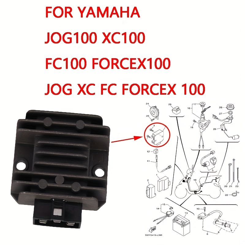 Regulador Voltaje Rectificador 4 Pines 12v Motocicleta - Temu