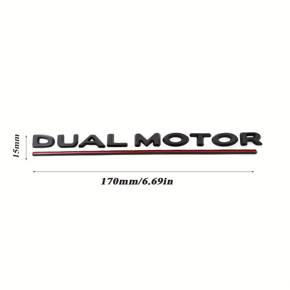 Dual Motor Emblem Buchstaben Abzeichen Aufkleber Kompatibel - Temu