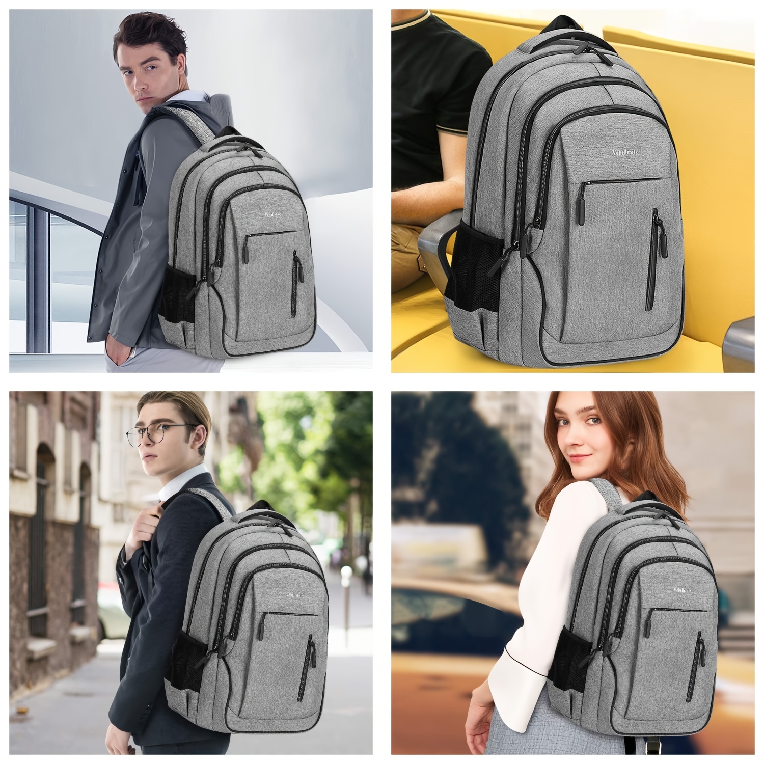 Laptop Backpack School Computer Backpack With USB Charging Port
