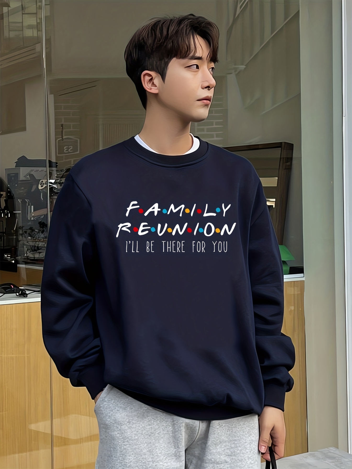 Reunion Crewneck Sweaters for Men