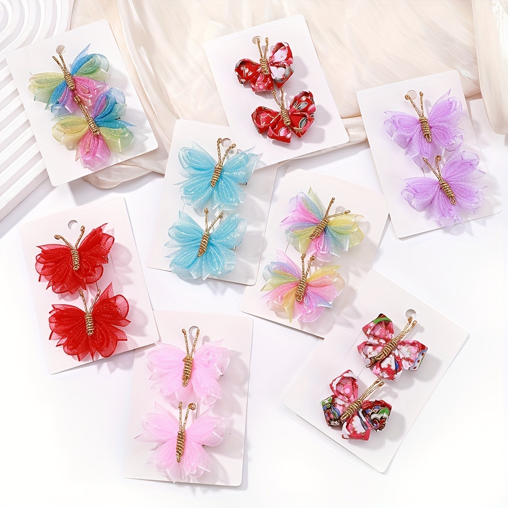 Pinzas Pelo Forma Mariposa, Bonitas Creativas Niñas Pequeñas, Accesorios  Decorativos Cabello Princesa - Moda Infantil - Temu