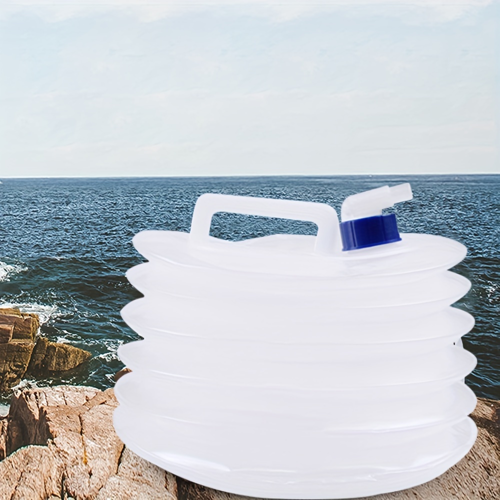 Seau d'eau pliable Portable avec robinet, capacité 10l, réservoir d'eau d' extérieur, sac de stockage d'eau de Camping léger pour randonnée pique  nique - Type 10L