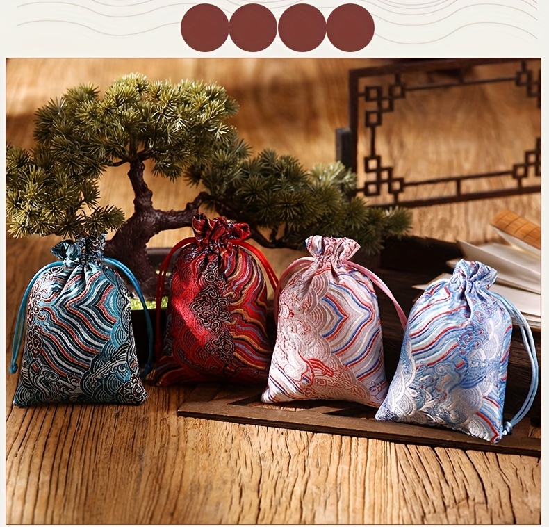 Ancient Style Drawstring Bag Printing Bundle Pockets Gift - Temu