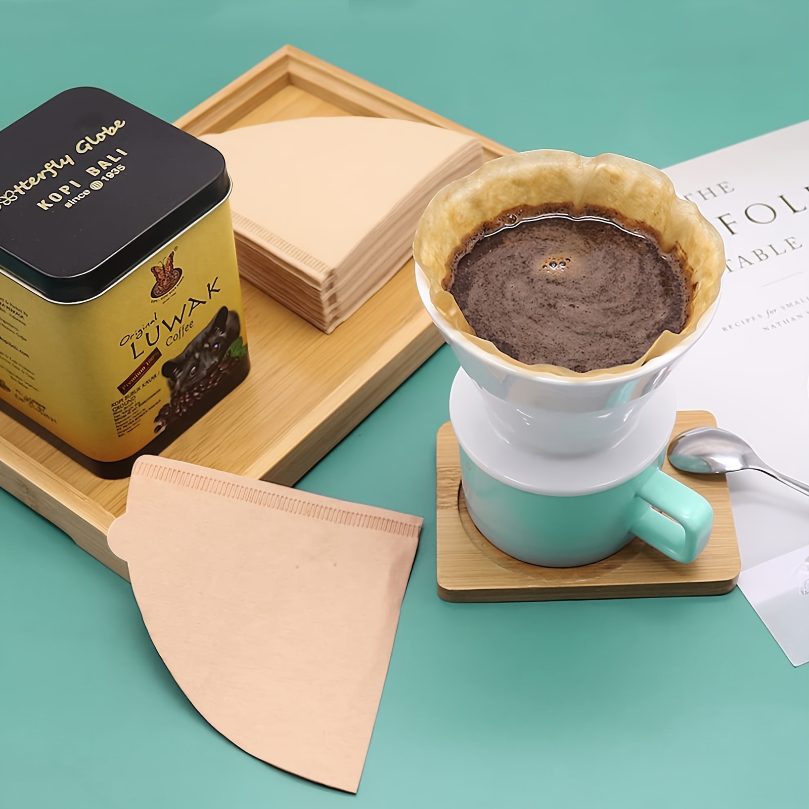 Cone Coffee Filters Disposable Paper Coffee Filters Made Temu