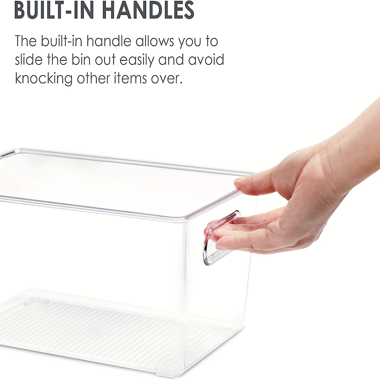 Small Storage Bin With Handle