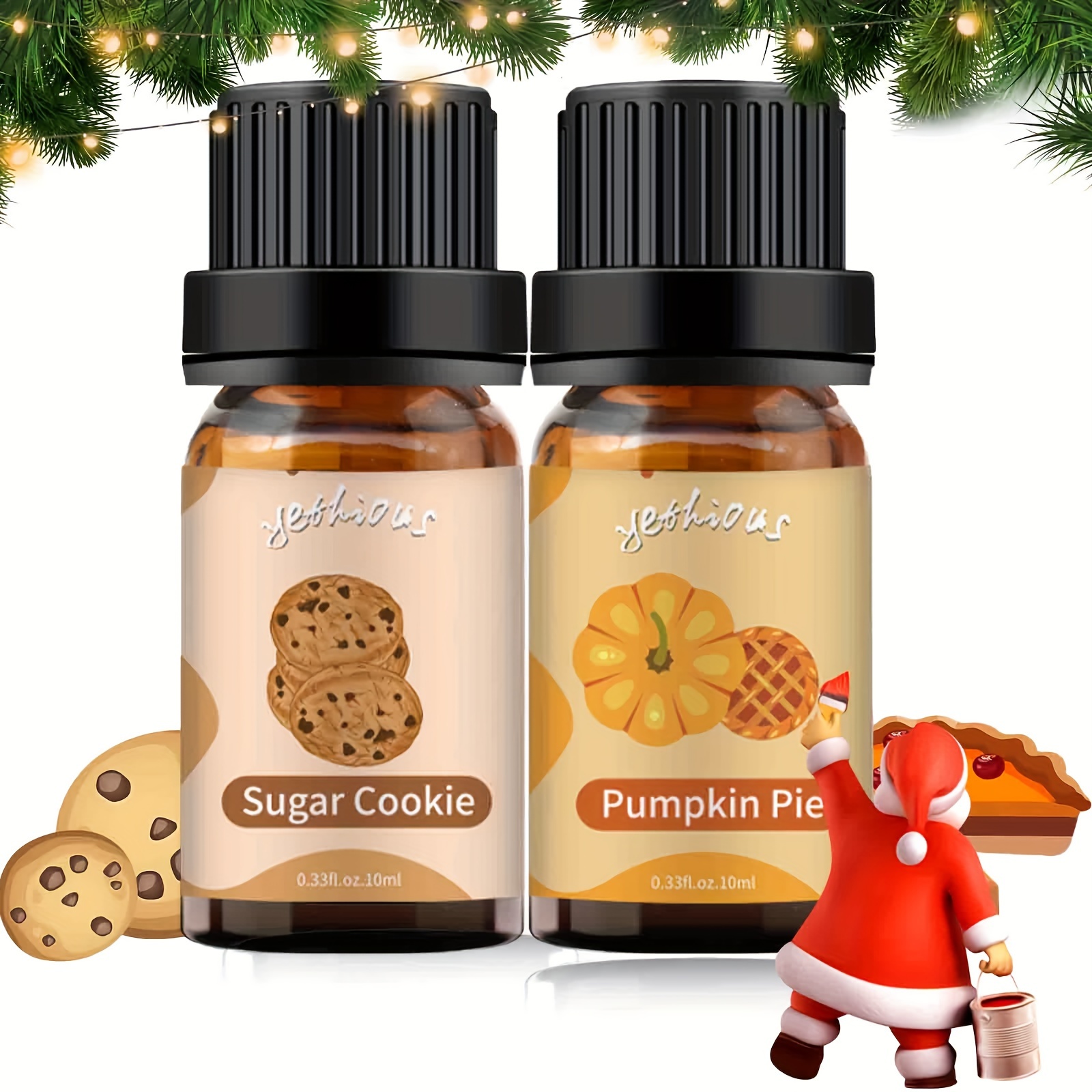 Christmas Food Scent Oil Pumpkin Pie Sugar Cookie Fragrance - Temu