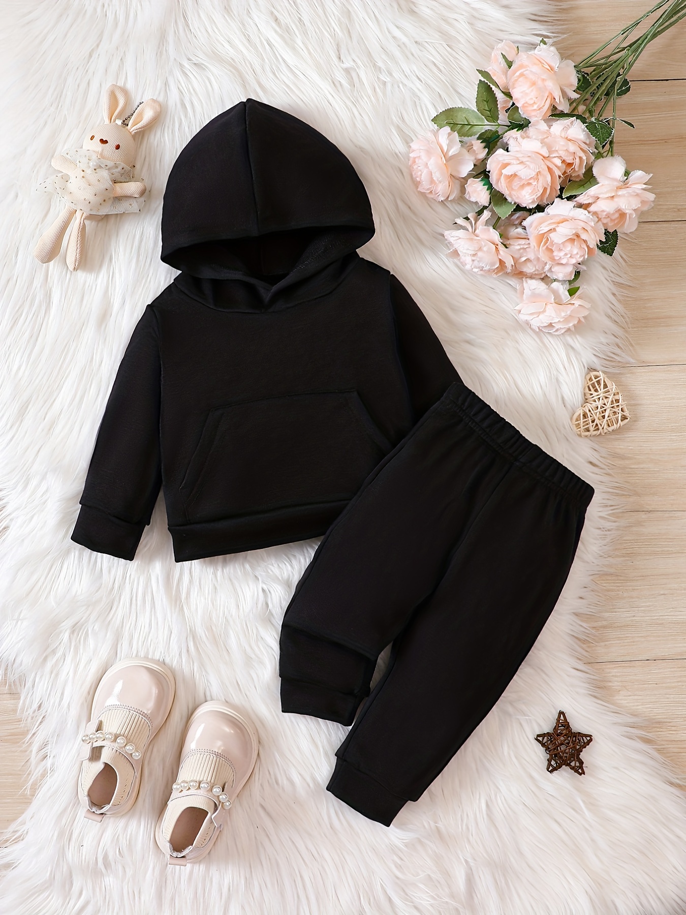 Baby girl 2025 black hoodie