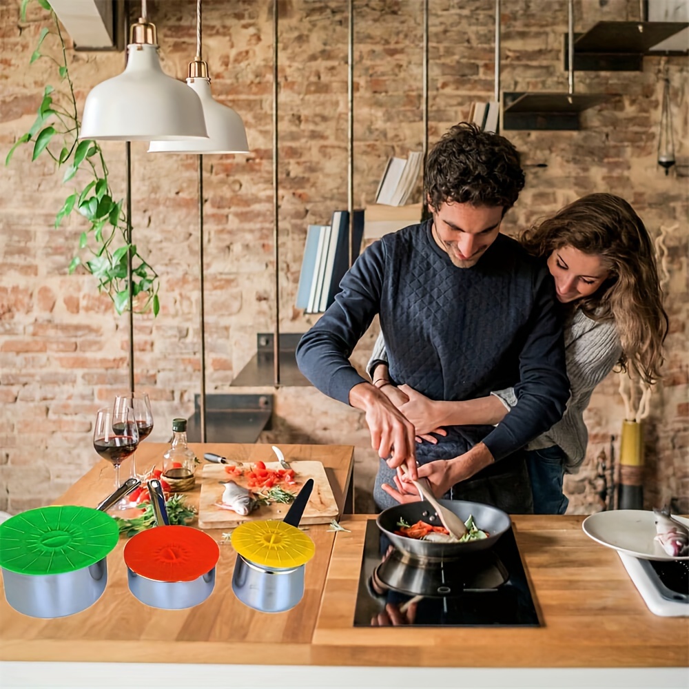 1 Tapa Silicona Microondas Tapa Comida Cuencos Tazas Ollas - Temu Chile