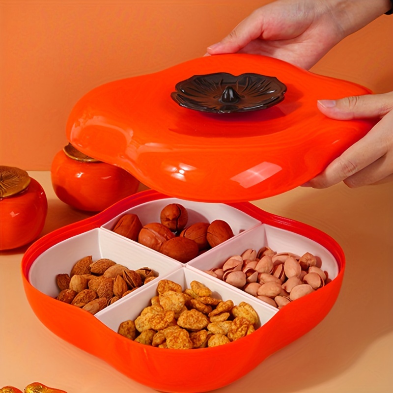 dry fruit tray with lid divided