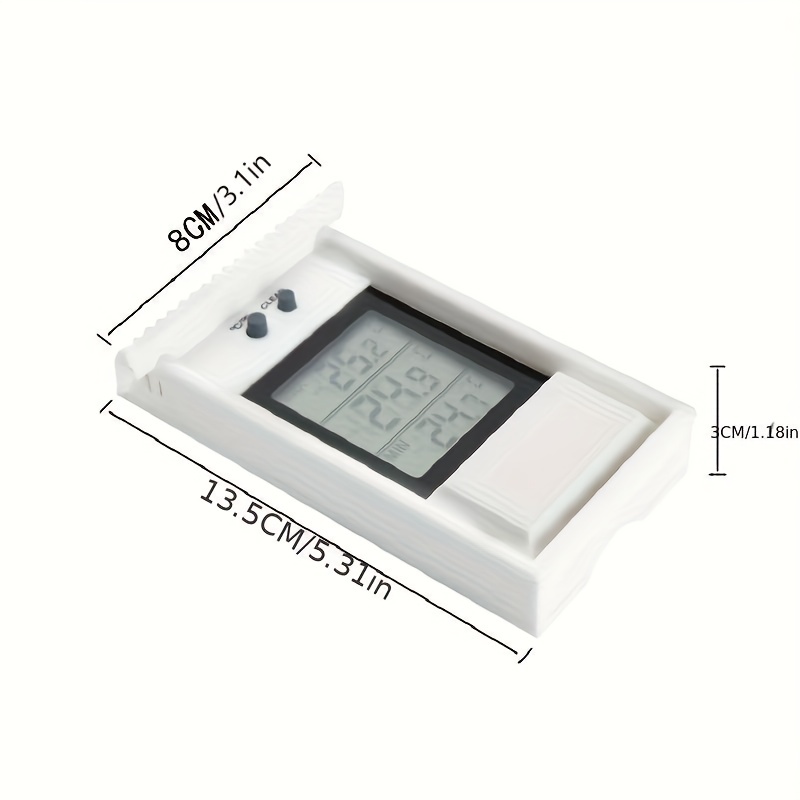 Portable Small Pointer Thermometer For Window Indoor Outdoor wall  Greenhouse