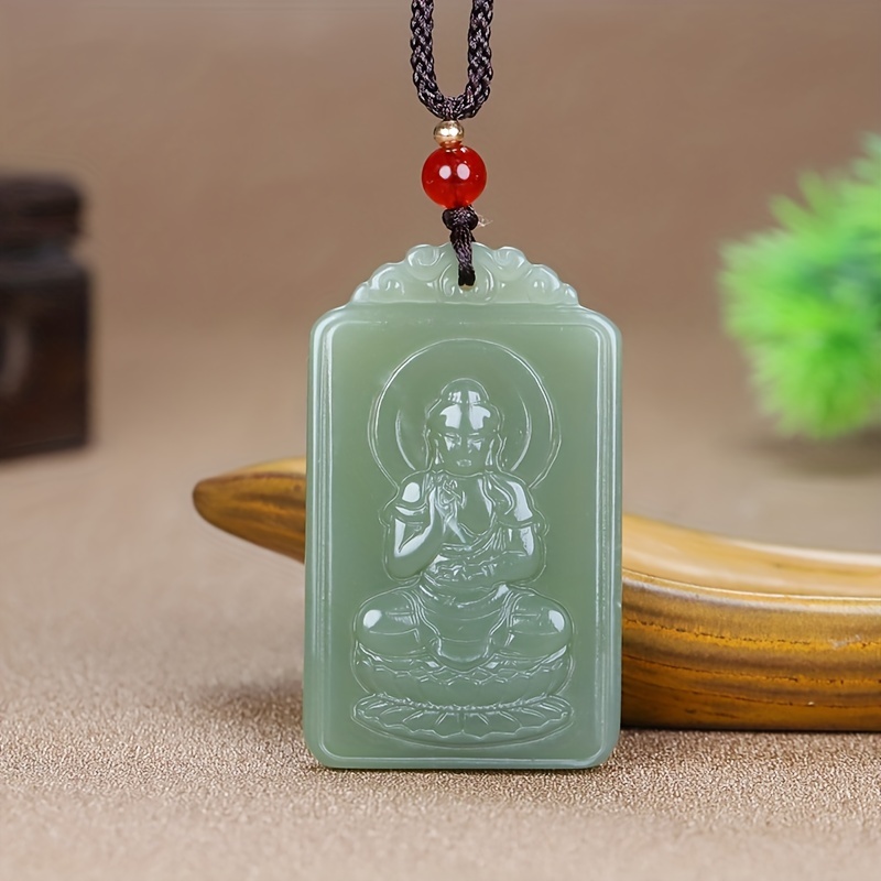 男性用 三羊開泰 彫刻円形パターン ジェダイト ペンダント | Temu Japan