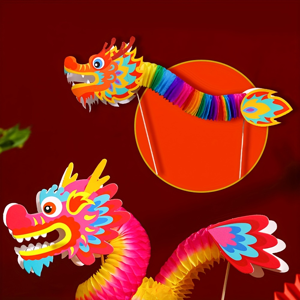 Zhumutang Chinese Paper Dragon Decoration (36 inch)