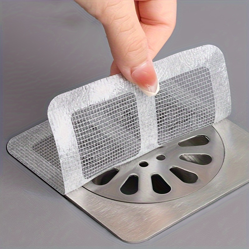Stainless Steel Square Drain Hole Shower Hair Catcher Filter