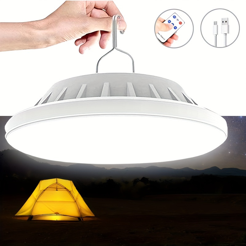 Luz LED Portátil De 2 Uds Para Acampar Al Aire Libre Lámpara - Temu