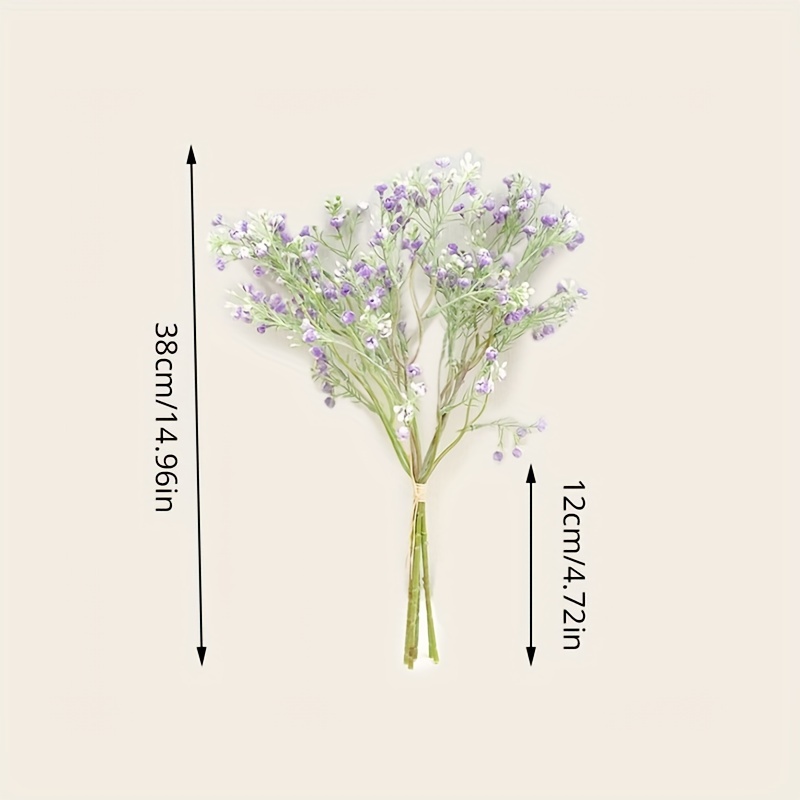 Baby's Breath Stem | Artificial Flowers for Bud Vase Wedding Centerpiece  (single stem)