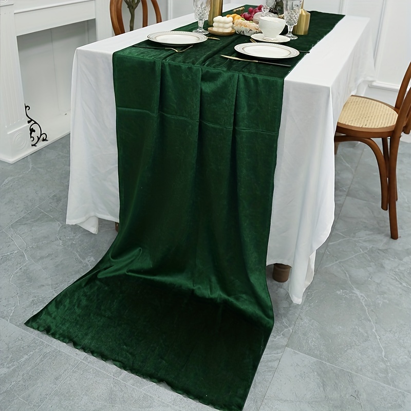 Long Velvet Table Runner 68 58 299 72 Cm Washable Cloth