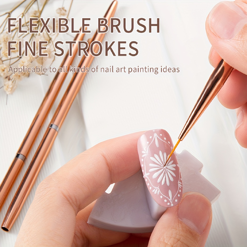 New Stippling Tools Set Nail Art Embossing Brush Painting - Temu