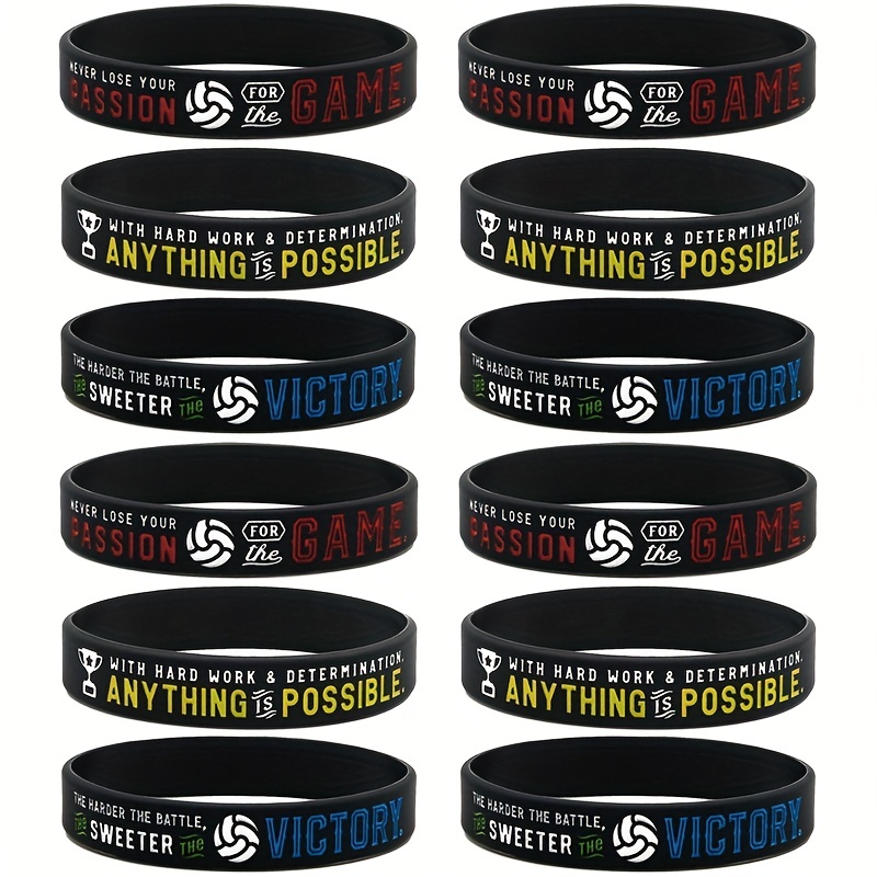 Sports Silicone Bracelet - Baseball, Basketball, Football, Softball, Rugby  Wristband For Club Activities And Gifts - Durable And Comfortable - Temu