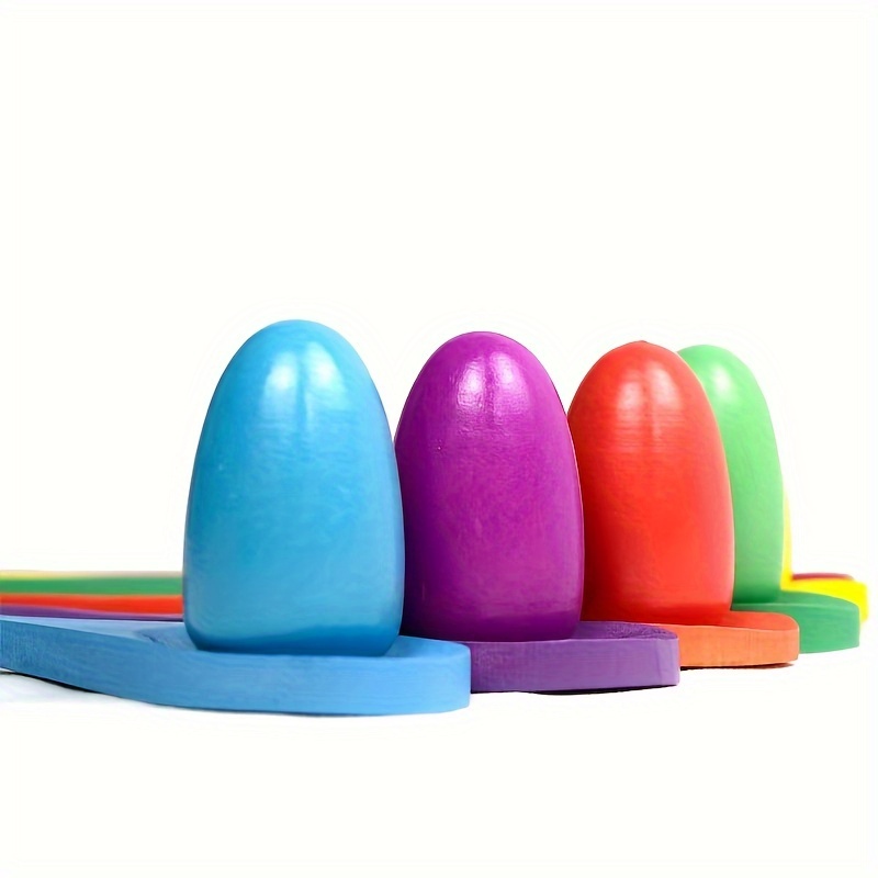 1pc Balance Stick Wooden Spoon Throwing Game Spoon Rest Egg Outdo...