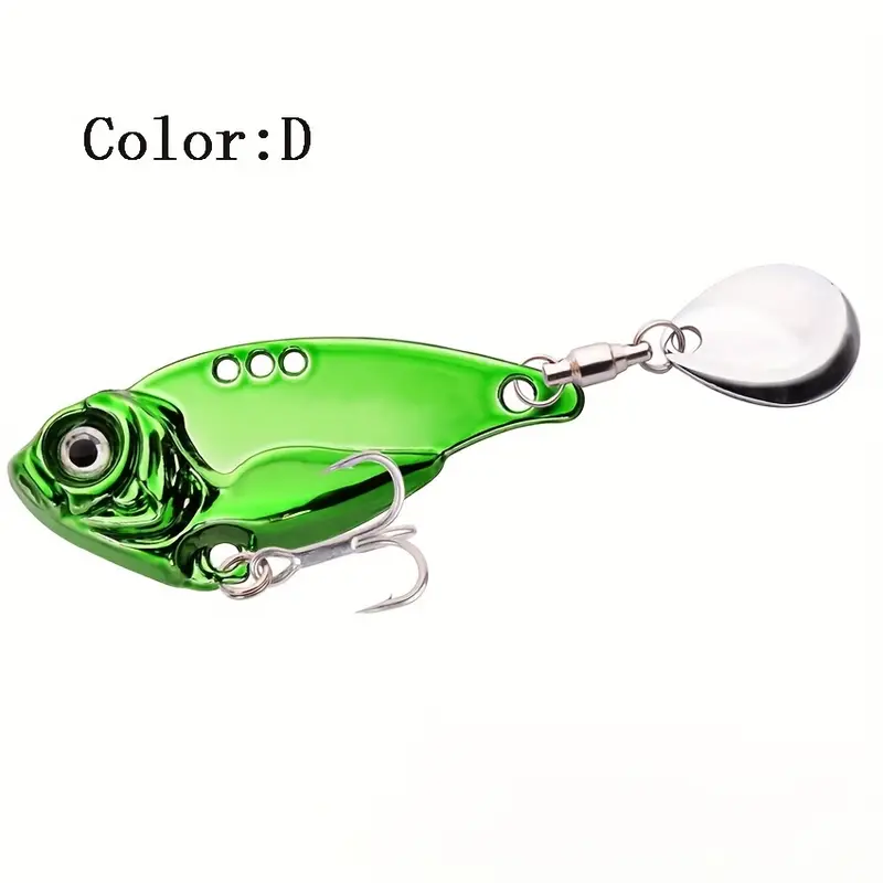 Winter Fishing Lure Rotating Tail Vibration Sequins Spoon - Temu Canada