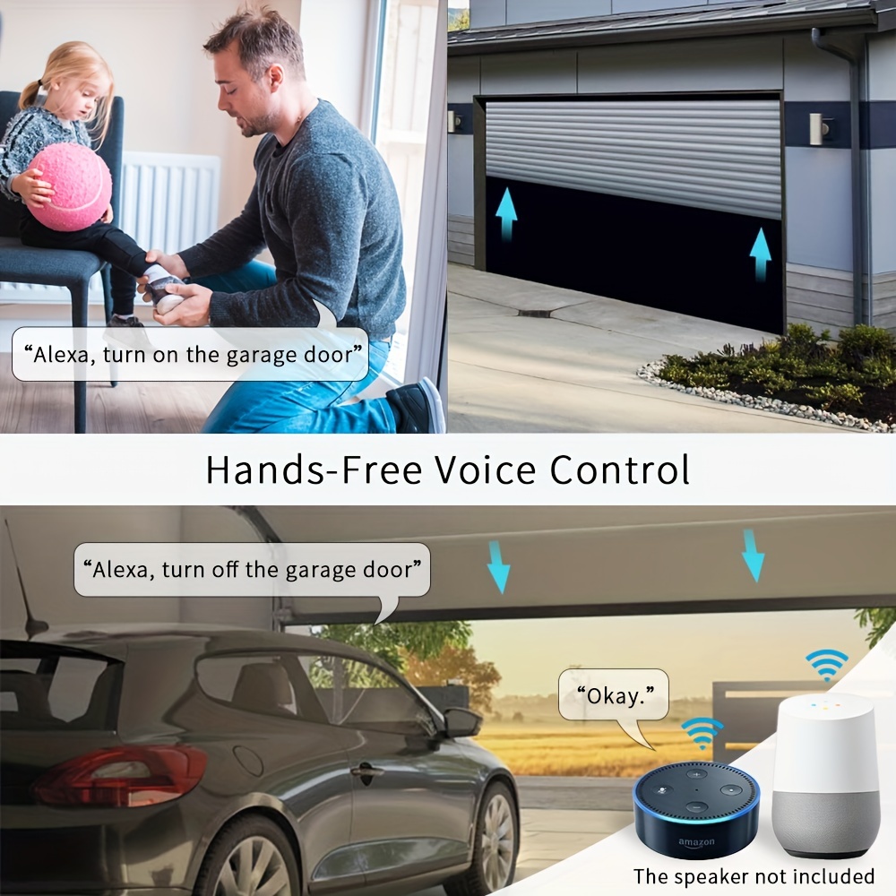 Garage door opener that works with google sales home