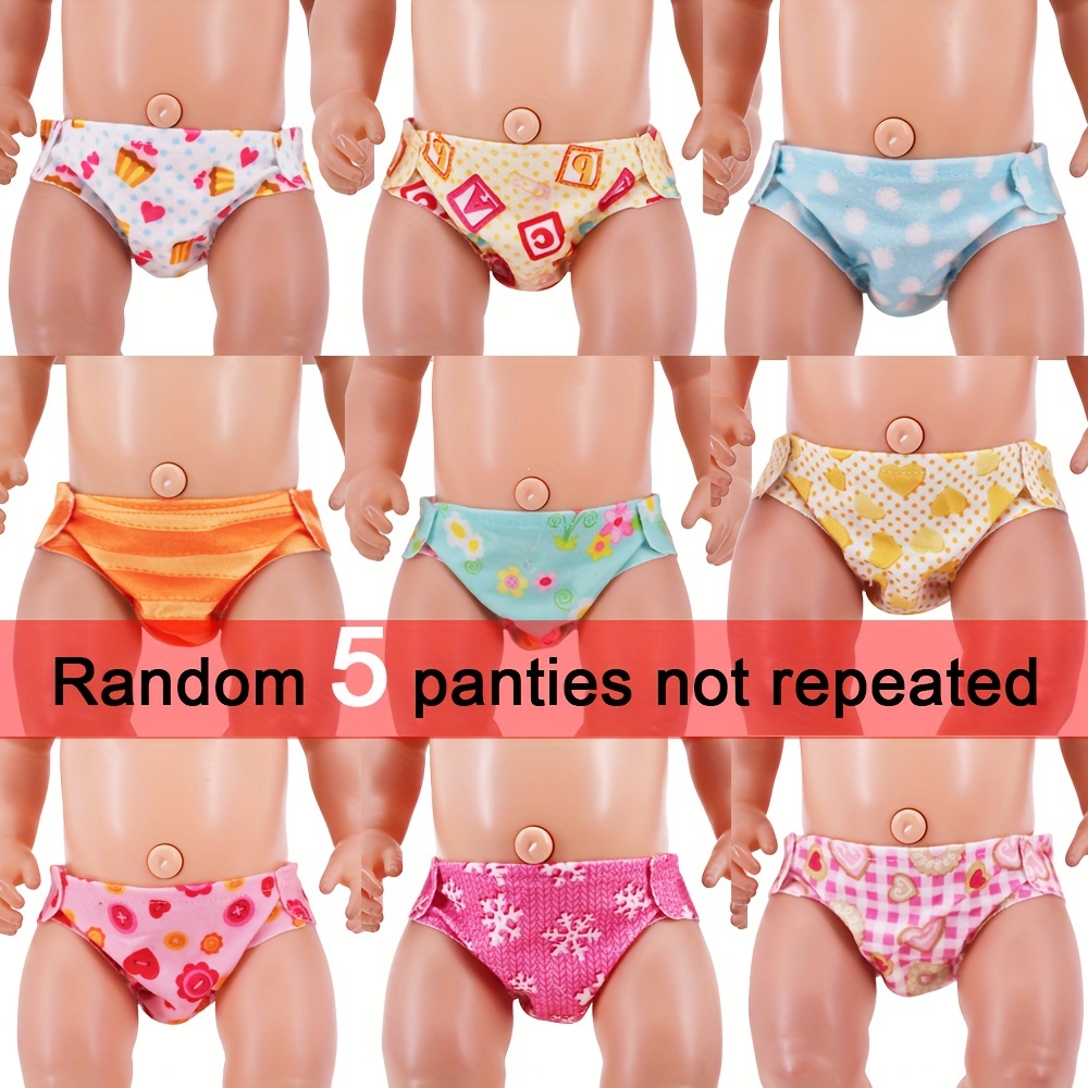 Doll Clothes Accessories Striped Underpants Doll Panties - Temu