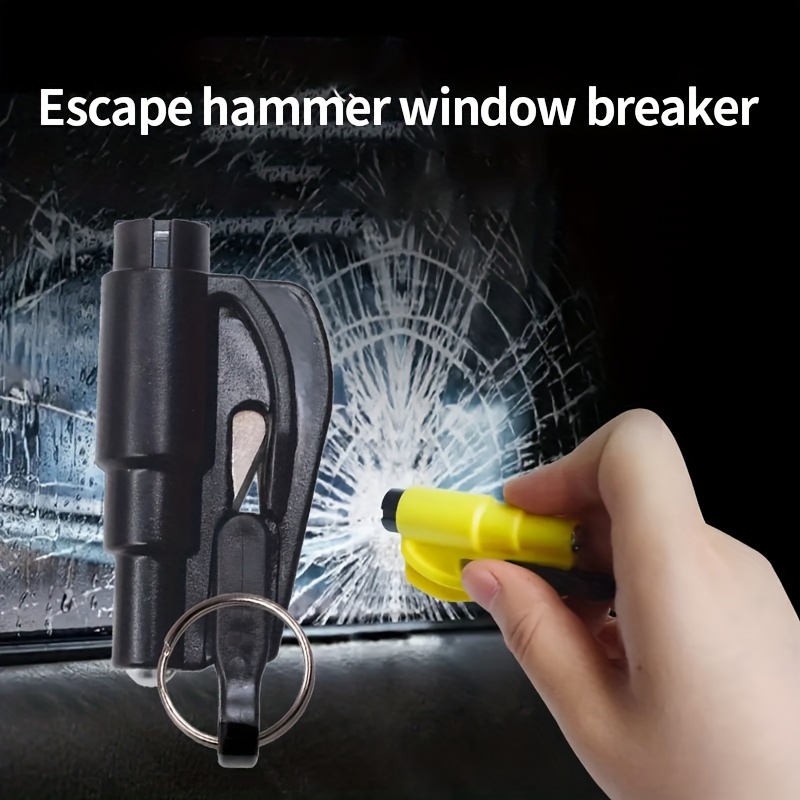 Escape Hammer Window Breaker Car Keychain Safety Window - Temu