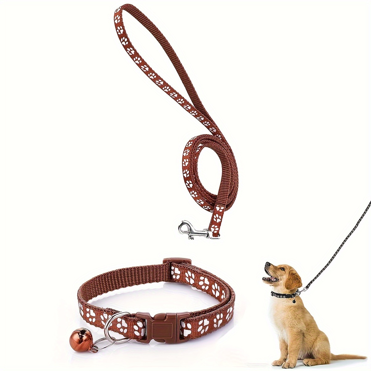 Cat collar on sale and lead set