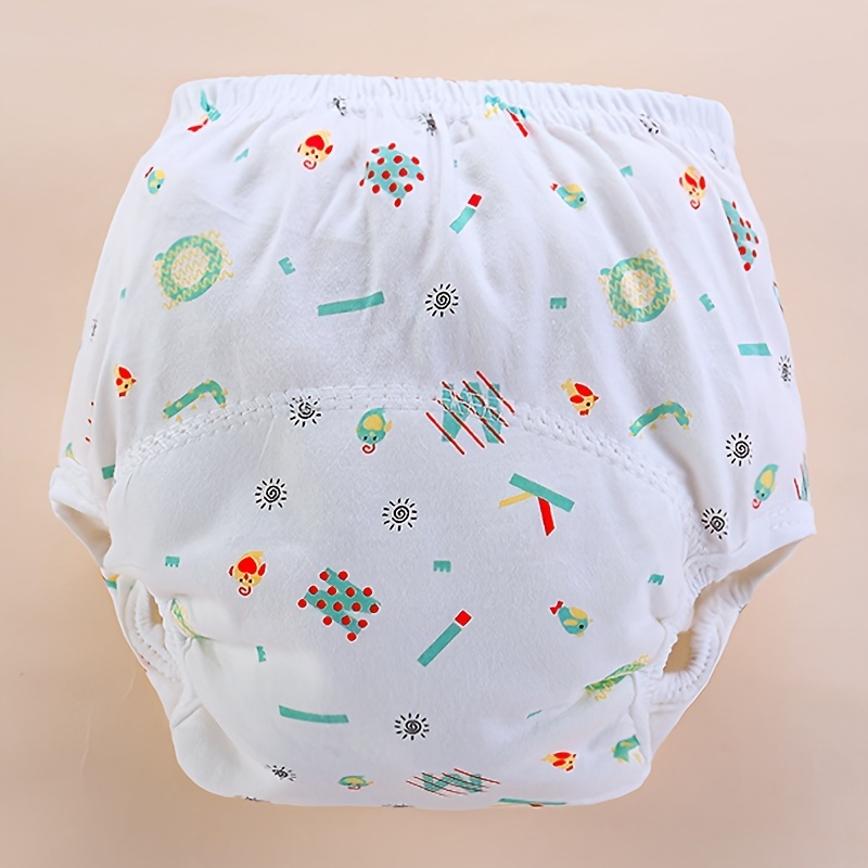 Bebé pañales reutilizables bragas pañales de tela para niños entrenamiento  bragas tamaño ajustable lavable transpirable pañal ecológico