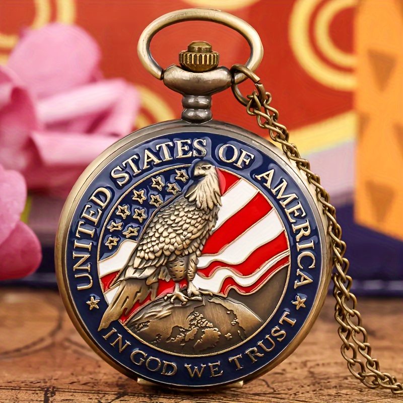 United State Marine Corps Thema Halskette Quarz Taschenuhr Mode
