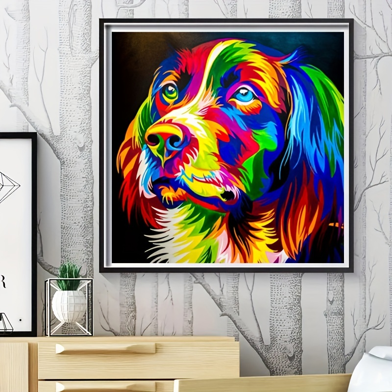 5d Diy Diamond Painting For Adults And Beginners Dog Diamond - Temu