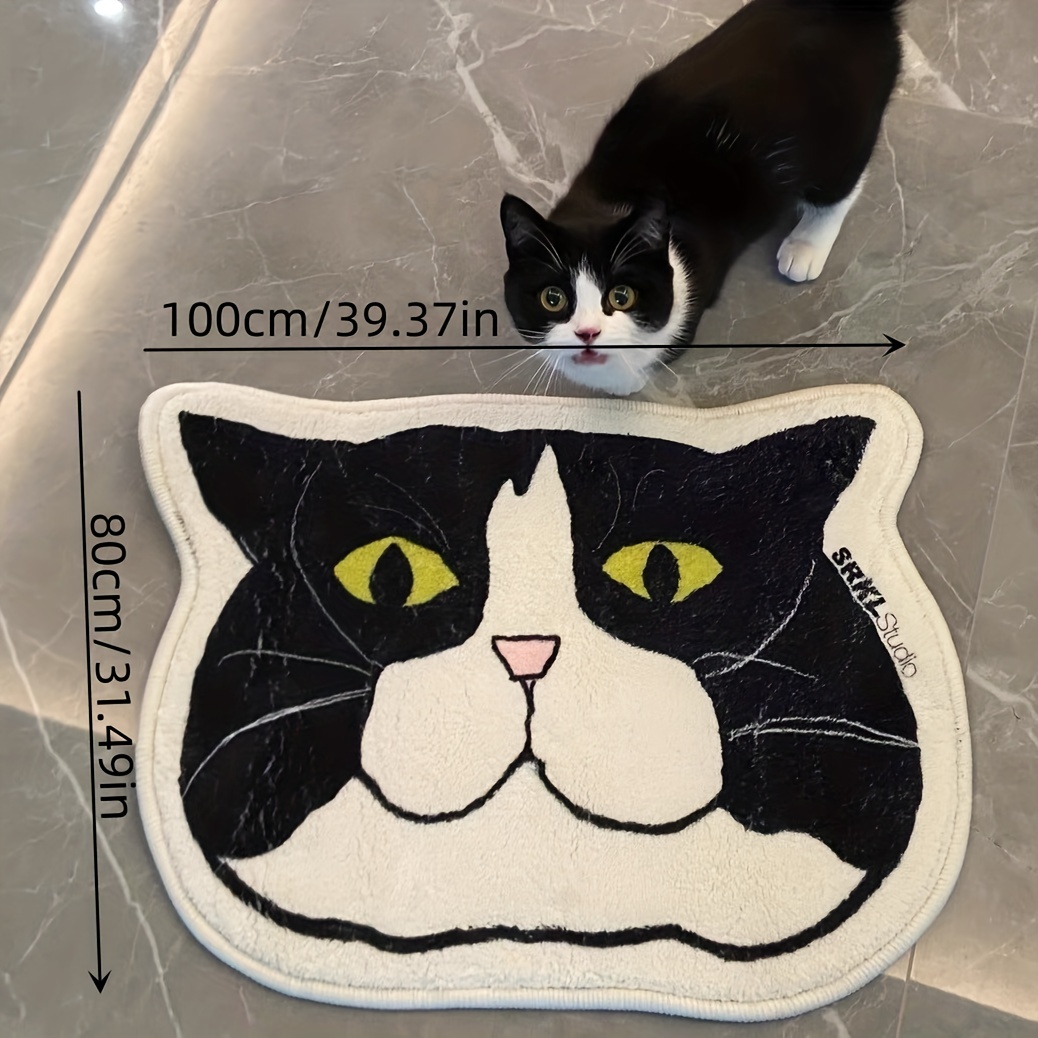 Magic Cat Pattern Carpet, Non Slip Kitchen Mat, Living Room And Bedroom  Decoration Carpet, Corridor Carpet For Hotel/commercial Use - Temu