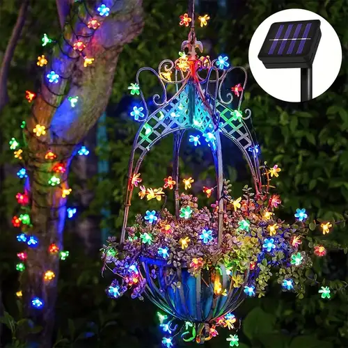 20 LED Outdoor Solar Kirschblütenbaum Lichter, Künstlicher