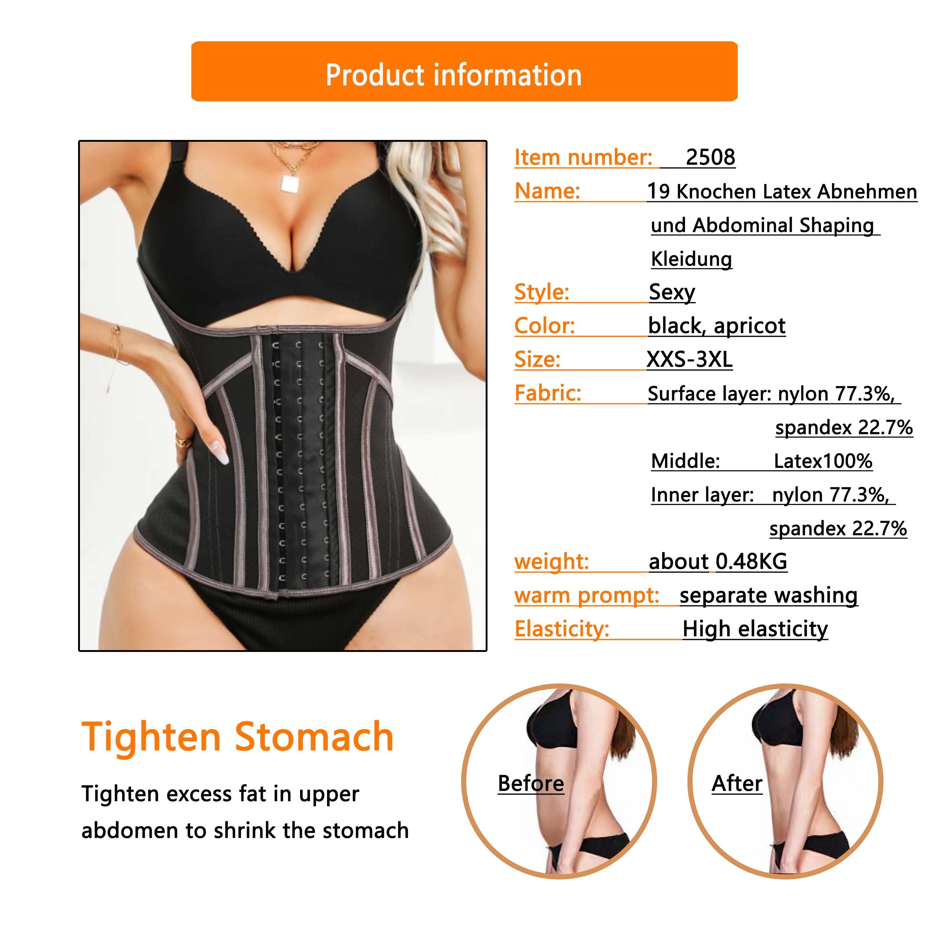 Unique Bargains Men's Abdominal Slim Belt Adjustable Waist Tummy Control Belt  Body Shaper Girdle Belly Waist Trainer Xxl Size Beige 1pcs : Target