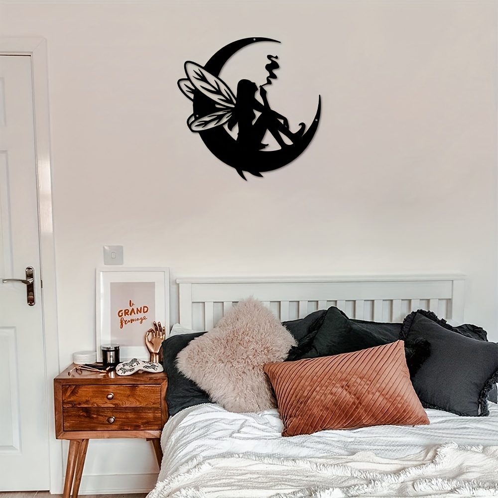 Goth Fairy Throw Pillow