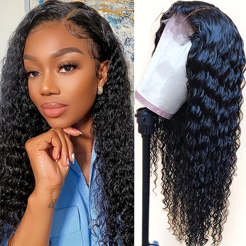 180% Density Body Wave Lace Front Wigs Human Hair Pre cut - Temu Canada