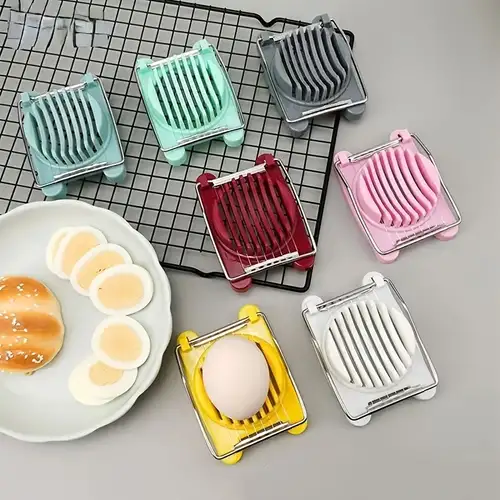 6 PCS Multifunctional Egg Cutter Kitchen Tool Stainless Steel