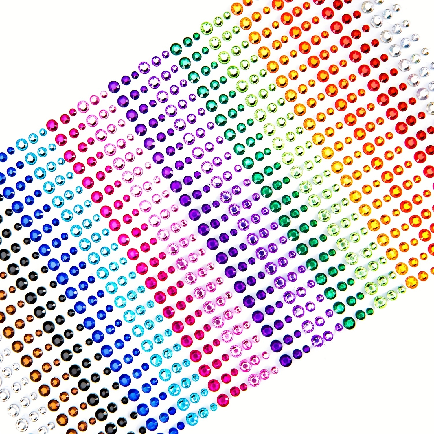  1782pcs Gems Stickers, Self Adhesive Gems for Crafts Bling  Rhinestones for Crafts, Assorted Shapes Jewels Stickers for Kids, Stick on  Gems, Muticolor