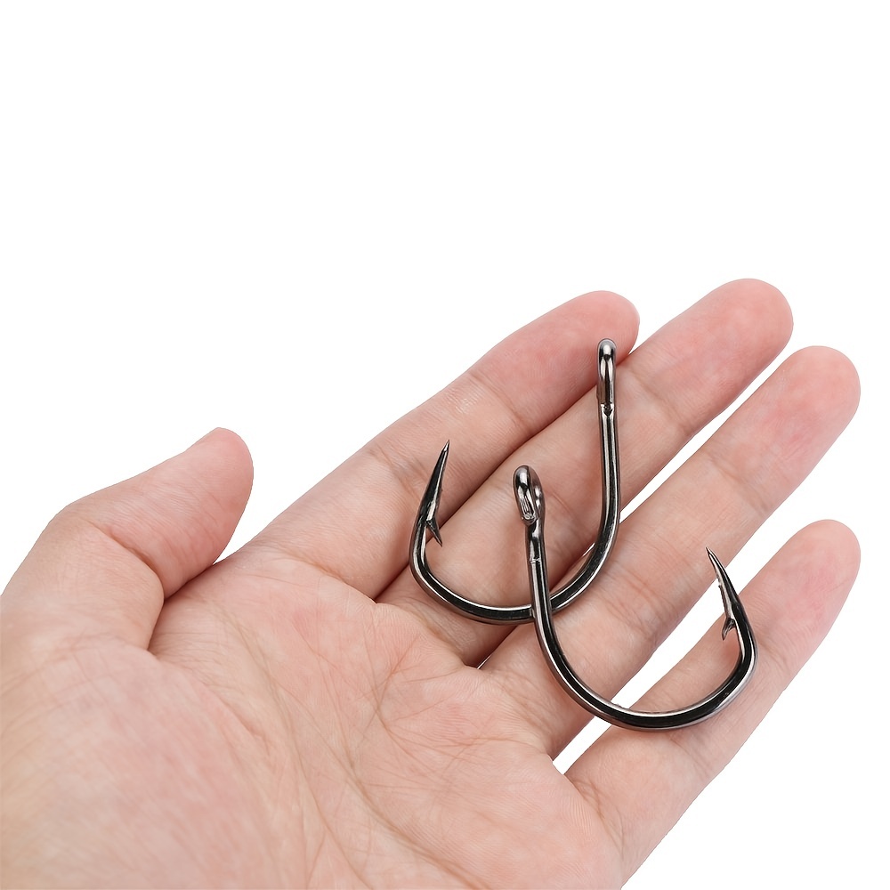 Stainless Steel Saltwater Fishing Hooks Get Ready A - Temu