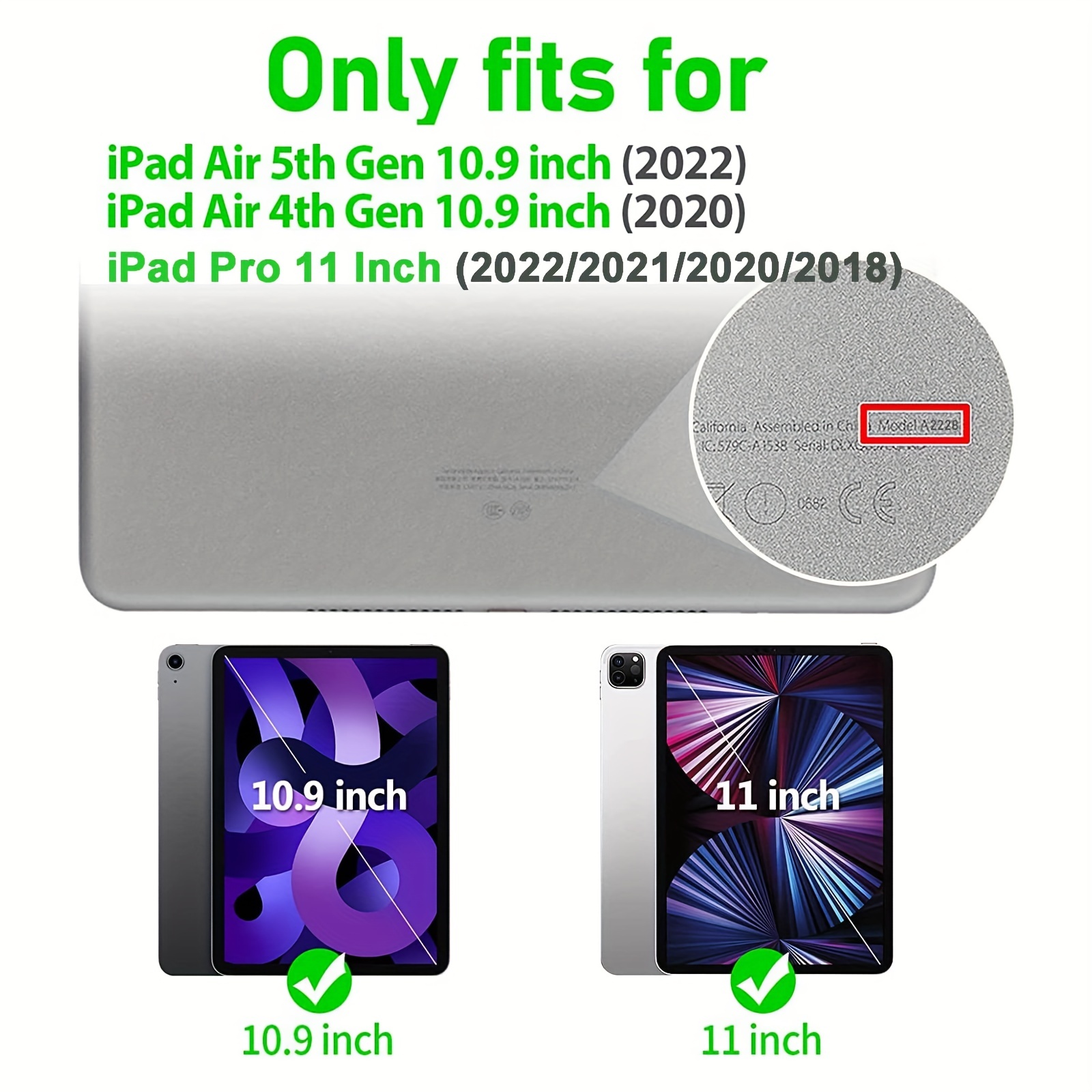 iPad Pro 11 Inch (2022/2021/2020/2018) Hybrid Rugged Case