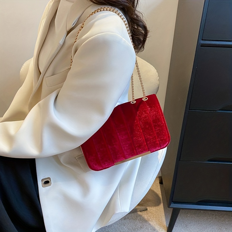 Red Velvet Purse