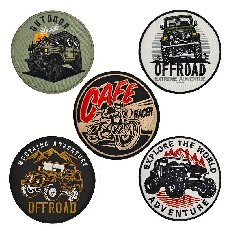 25pcs Assorted Iron on Word Patches for Motorcycle Biker Vest Different  Embroidered Iron-on Slogan Letter Patch for Backpacks Sew on Appliques for