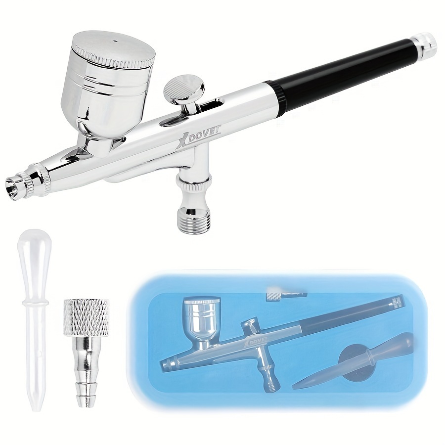 Dual Action Gravity Feed 0.3mm Nozzle Cake Airbrush Kit