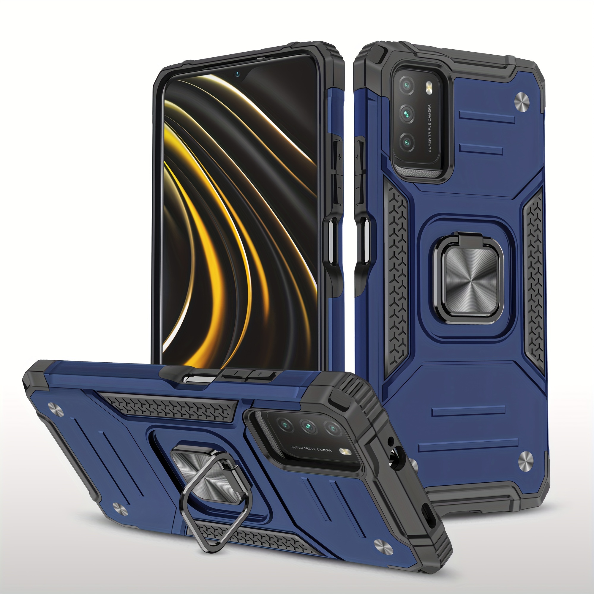 Xiaomi Redmi 9 - Case Resistant Shockproof With Ring Anti-drop