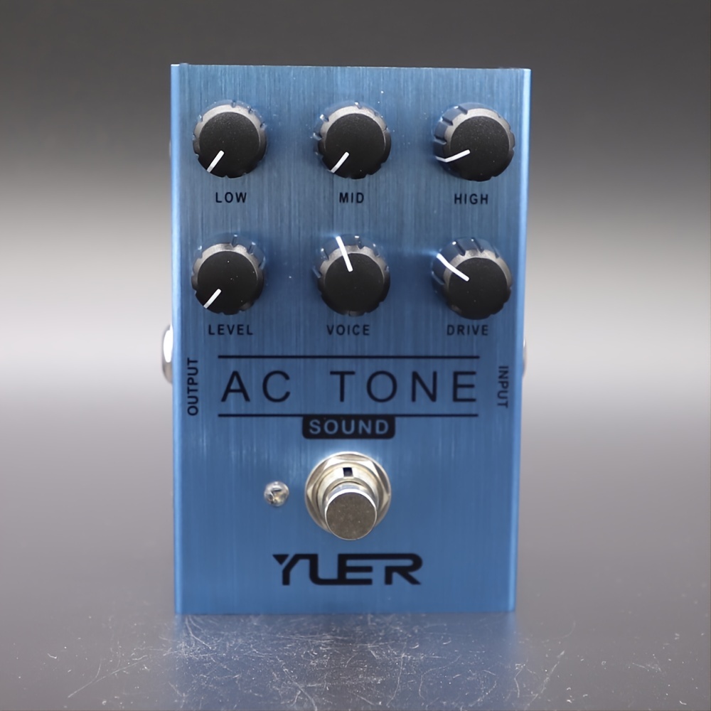 Yuer Electric Guitar Effects, Pedal Ac Tone Vox Amplifier, Sound Low
