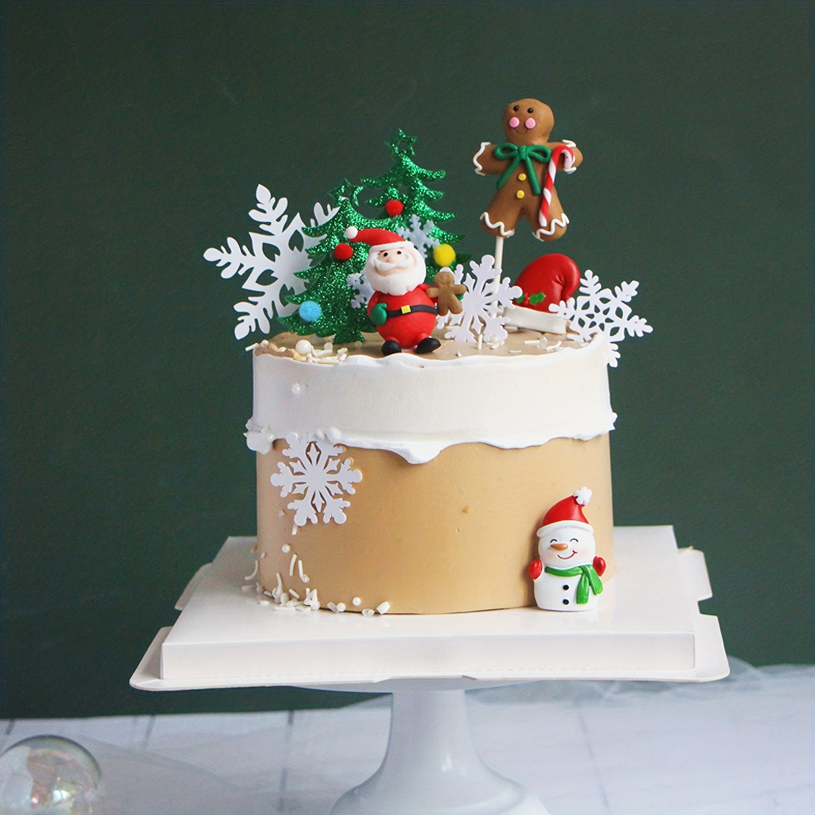 Gyufise Decorazioni per torte commestibili rosa per cupcake, decorazioni  per torte a forma di fiocco di neve, per Natale, inverno, feste a tema  congelato, 50 pezzi : : Alimentari e cura della