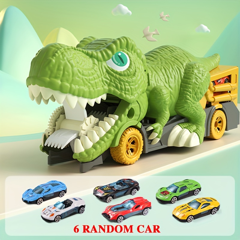 T-Rex Devouring Car Storage Toy - Dino Can Eat Car