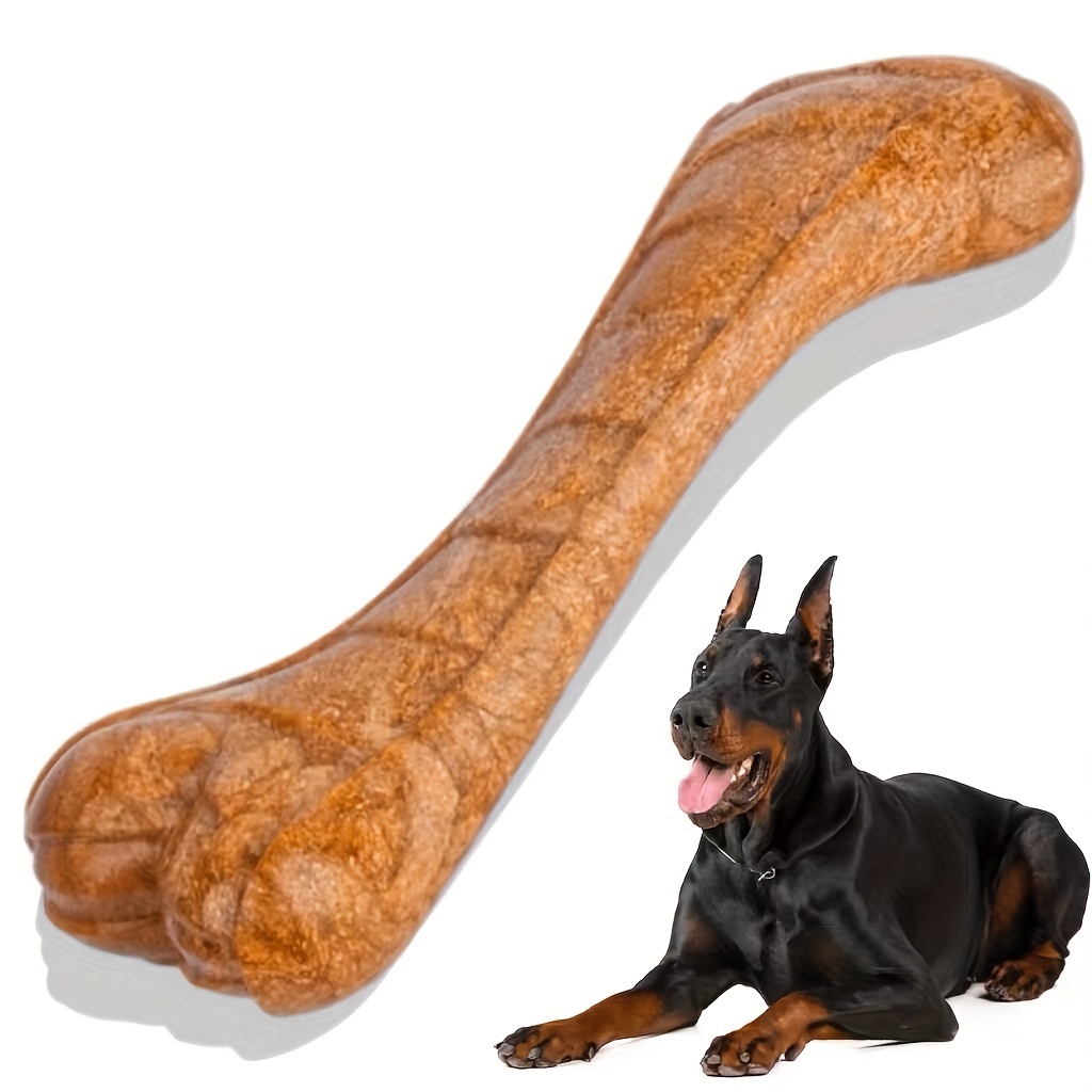 Bone Shape Pet Dog Toy Beef Flavor Chew Toy for Dogs
